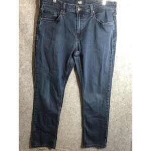 Paige Jeans Mens 31x30 Blue Denim Cellar Straight Stretch Casual